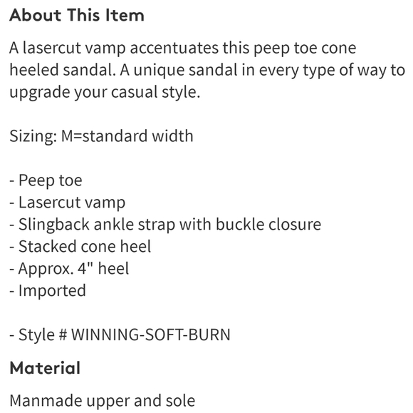 CL BY LAUNDRY WINNING LASER CUT PEEP TOE - Picture 7 of 7